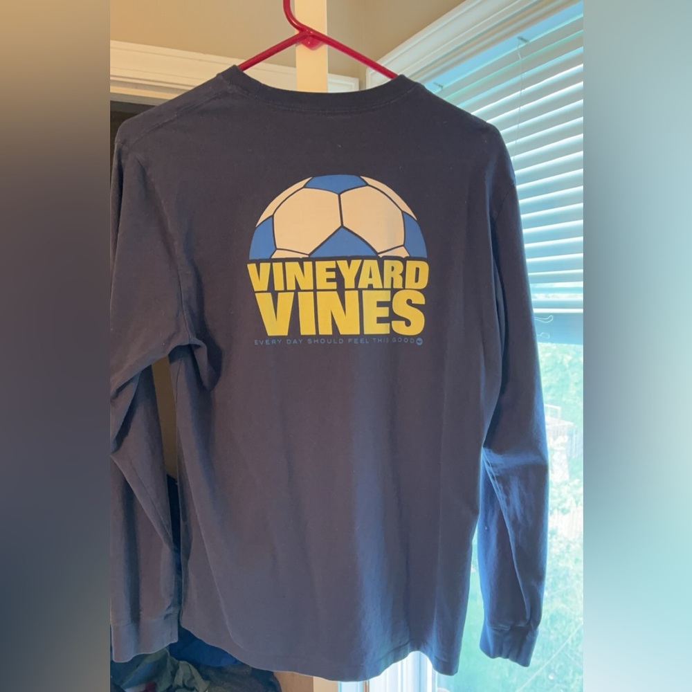 Vineyard vines navy long sleeve t shirt